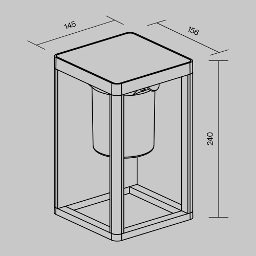 Настенный светильник (бра) Outdoor OSL457WL-L2GF3K Настенный светильник (бра) Outdoor OSL457WL-L2GF3K