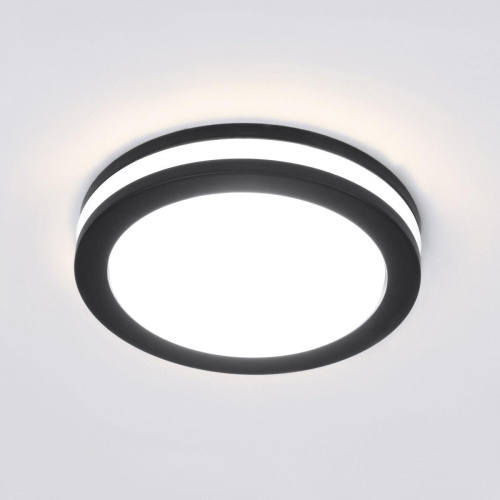 Встраиваемый светодиодный светильник Elektrostandard Aster DSKR80 5W 3300K черный a063989 Встраиваемый светодиодный светильник Elektrostandard Aster DSKR80 5W 3300K черный a063989