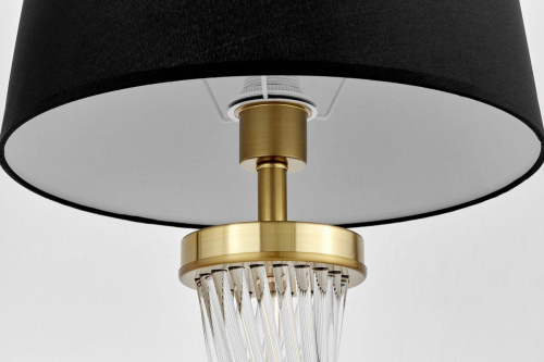 Настольная лампа Lumina Deco La Villanova LDT 302 MD+BK Настольная лампа Lumina Deco La Villanova LDT 302 MD+BK