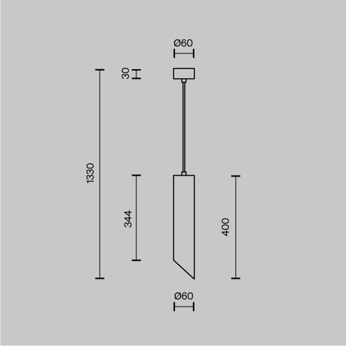 Подвесной светильник Technical P044PL-01-40GU10-W Подвесной светильник Technical P044PL-01-40GU10-W