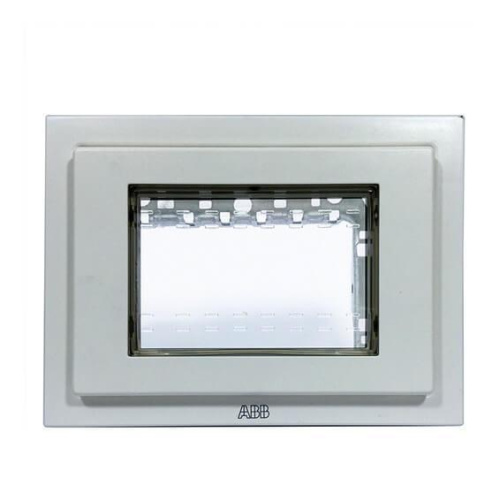Рамка монтажная ITA 3-модульная ABB Zenit IP55 серый 2CLA337300N1701 Рамка монтажная ITA 3-модульная ABB Zenit IP55 серый 2CLA337300N1701