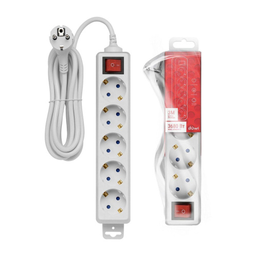 Удлинитель Duwi 5гн 3м с/з 32062 3 Удлинитель Duwi 5гн 3м с/з 32062 3
