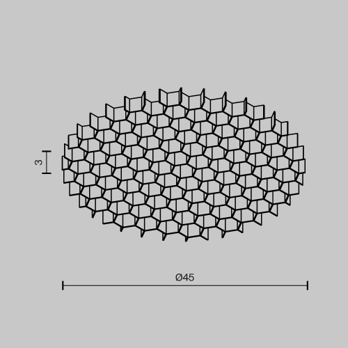 Комплектующие для светильника Technical HoneyComb-D45 Комплектующие для светильника Technical HoneyComb-D45