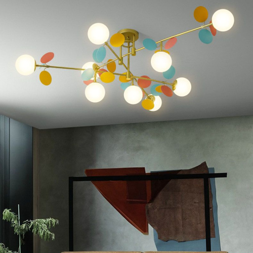 Потолочная Люстра Matisse B D120 Gold White By Imperiumloft Потолочная Люстра Matisse B D120 Gold White By Imperiumloft