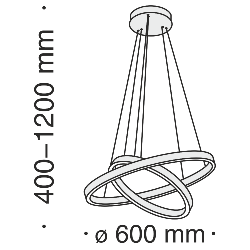 Подвесной светодиодный светильник Maytoni Rim MOD058PL-L55BS4K Подвесной светодиодный светильник Maytoni Rim MOD058PL-L55BS4K