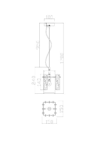 Подвесной светильник Freya Basilica FR5166PL-01BS Подвесной светильник Freya Basilica FR5166PL-01BS