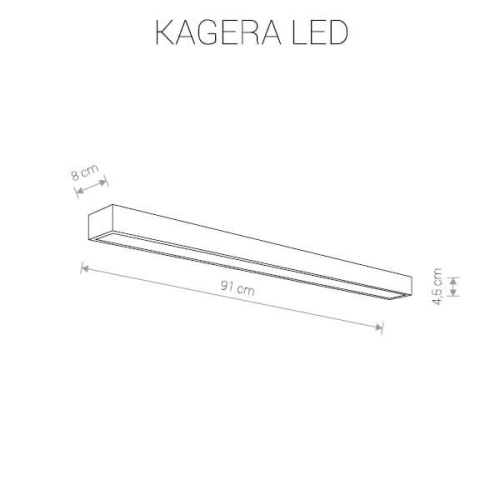 Настенный светодиодный светильник Nowodvorski Kagera Led 9502 Настенный светодиодный светильник Nowodvorski Kagera Led 9502