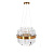 Подвесная светодиодная люстра Lumina Deco Ringletti LDP 8017-400 MD