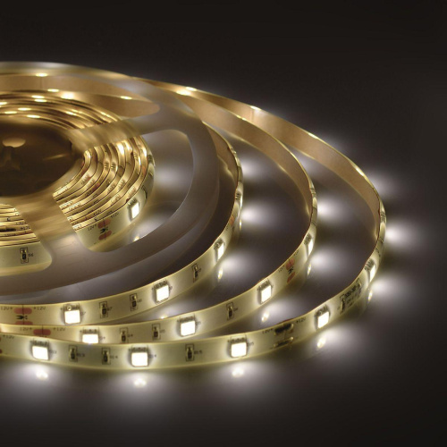 Светодиодная влагозащищенная лента OGM 7,2W/m 30LED/m 5050SMD теплый белый 5M LSE-154 Светодиодная влагозащищенная лента OGM 7,2W/m 30LED/m 5050SMD теплый белый 5M LSE-154