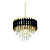 Подвесная люстра Lumina Deco Funneli LDP 6003-400 BK+F.GD