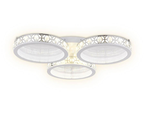 Потолочная светодиодная люстра Ambrella light Ice FA9445 Потолочная светодиодная люстра Ambrella light Ice FA9445