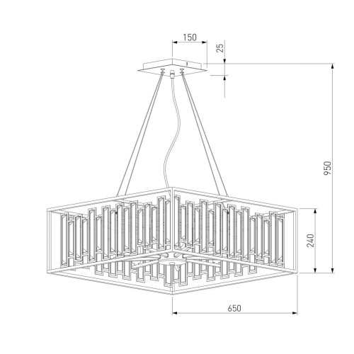 Подвесная люстра Bogates Cella 377/9 Strotskis Подвесная люстра Bogates Cella 377/9 Strotskis
