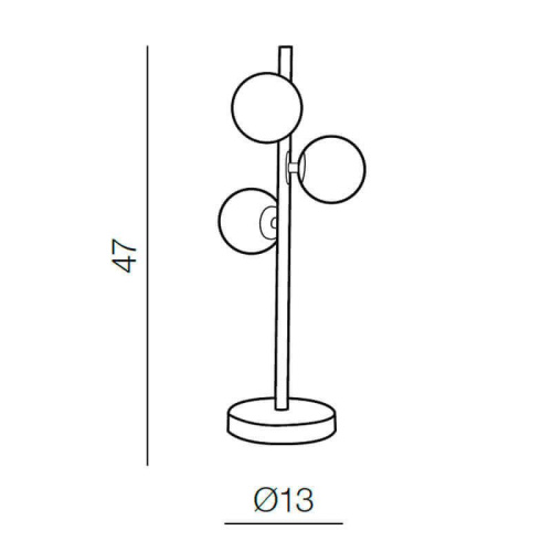 Настольная лампа Azzardo Sybilla 3 table AZ2103 Настольная лампа Azzardo Sybilla 3 table AZ2103