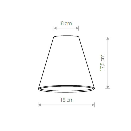 Абажур Nowodvorski Cameleon Cone S 8502 Абажур Nowodvorski Cameleon Cone S 8502