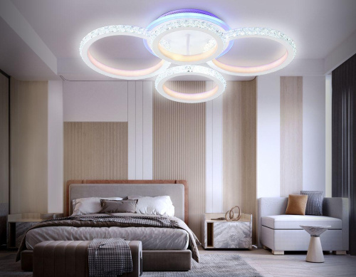 Потолочная светодиодная люстра Ambrella light Acrylica Original FA9524 Потолочная светодиодная люстра Ambrella light Acrylica Original FA9524