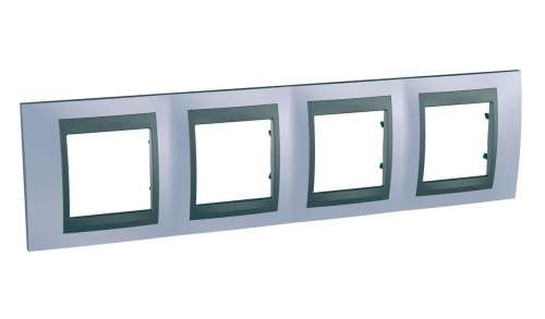 Рамка 4-постовая Schneider Electric Unica Top MGU66.008.298 Рамка 4-постовая Schneider Electric Unica Top MGU66.008.298