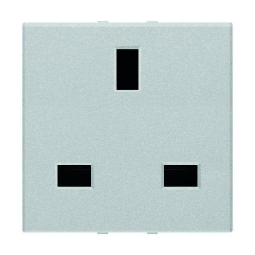 Розетка GB ABB Zenit с/з 13A 230V со шторками винтовой зажим серебро 2CLA223700N1301 Розетка GB ABB Zenit с/з 13A 230V со шторками винтовой зажим серебро 2CLA223700N1301