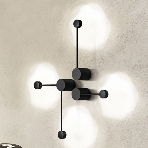 Бра Via Pin Wall L41,5 Black By Imperiumloft
