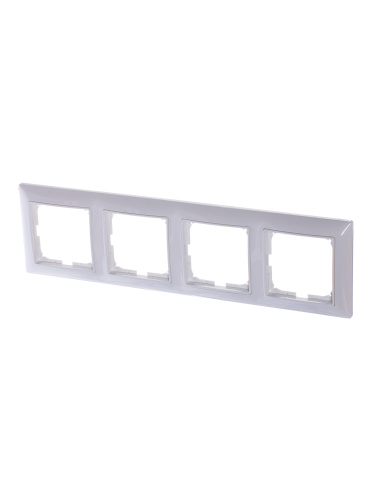 Рамка 4-постовая ABB Basic55 альпийский белый 2CKA001725A1482