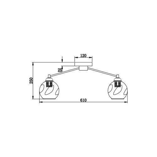 Потолочная люстра Vele Luce Furia VL1882L06 Потолочная люстра Vele Luce Furia VL1882L06