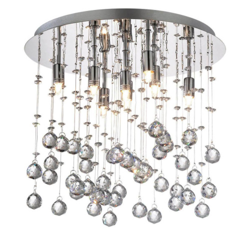 Потолочный светильник Ideal Lux Moonlight PL8 Cromo 077796 Потолочный светильник Ideal Lux Moonlight PL8 Cromo 077796