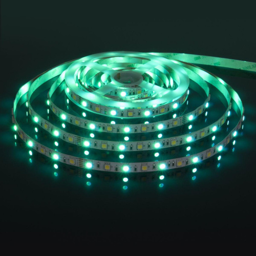 Светодиодная лента Elektrostandard 14,4W/m 60LED/m 5050SMD MIX RGB/холодный белый 5M a053731 Светодиодная лента Elektrostandard 14,4W/m 60LED/m 5050SMD MIX RGB/холодный белый 5M a053731