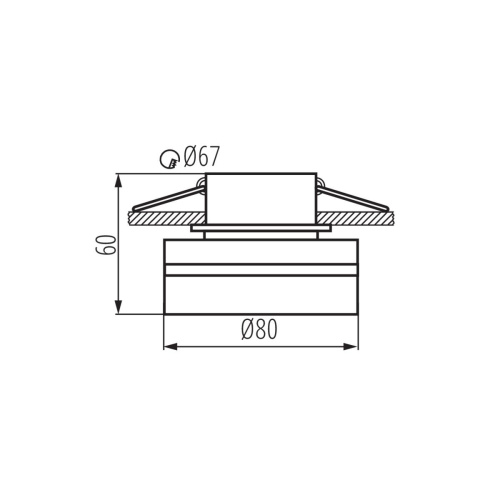 Точечный светильник Kanlux GOVIK-ST DSO-B/G 29234 Точечный светильник Kanlux GOVIK-ST DSO-B/G 29234