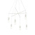 Подвесная люстра Ideal Lux Pop SP6 Bianco 186795