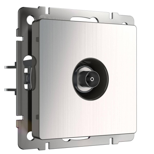 ТВ-розетка Werkel оконечная глянцевый никель WL02-TV 4690389119613 ТВ-розетка Werkel оконечная глянцевый никель WL02-TV 4690389119613