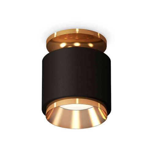 Комплект накладного светильника Ambrella light Techno Spot XS7511120 SBK/PYG черный песок/золото желтое полированное (N7929, C7511, N7034) Комплект накладного светильника Ambrella light Techno Spot XS7511120 SBK/PYG черный песок/золото желтое полированное (N7929, C7511, N7034)