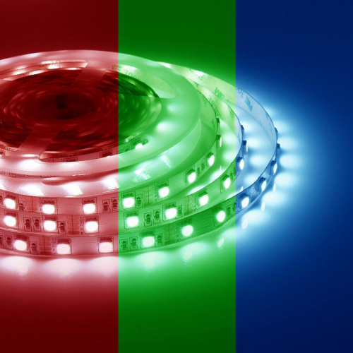 Светодиодная лента Apeyron 14,4W/m 60LED/m 5050SMD разноцветная 5M 00-17 Светодиодная лента Apeyron 14,4W/m 60LED/m 5050SMD разноцветная 5M 00-17