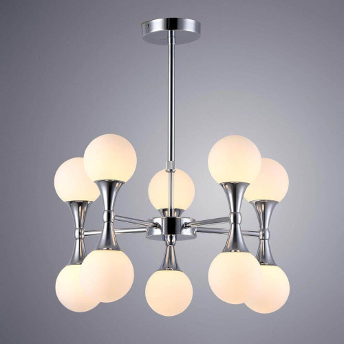 Подвесная люстра Arte Lamp A9162LM-10CC Подвесная люстра Arte Lamp A9162LM-10CC