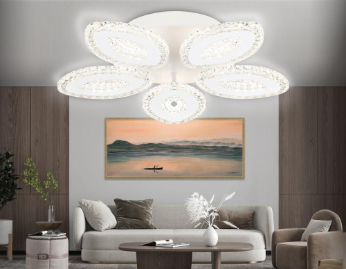 Потолочная светодиодная люстра Ambrella light Acrylica Original FA4015 Потолочная светодиодная люстра Ambrella light Acrylica Original FA4015