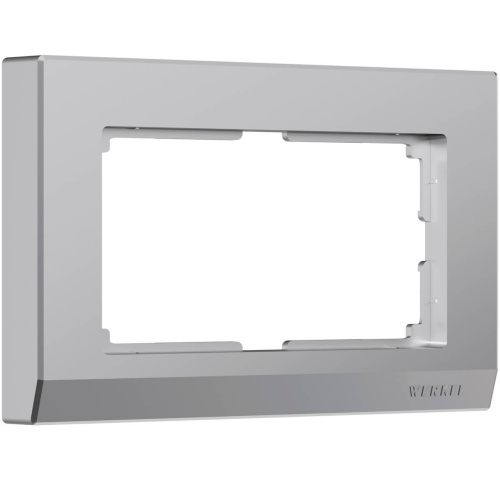 Рамка для двойной розетки Werkel Stark серебряный W0081806 4690389162091 Рамка для двойной розетки Werkel Stark серебряный W0081806 4690389162091