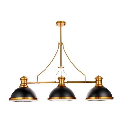 Подвесная люстра Lumina Deco Ettore LDP 710-3 BK+MD Подвесная люстра Lumina Deco Ettore LDP 710-3 BK+MD