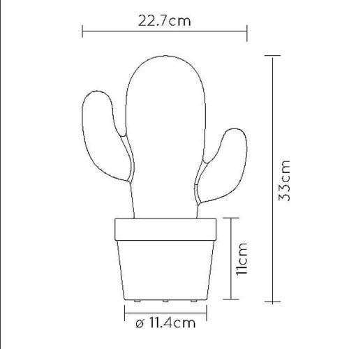 Уличный светодиодный светильник Lucide Cactus 13813/02/31 Уличный светодиодный светильник Lucide Cactus 13813/02/31