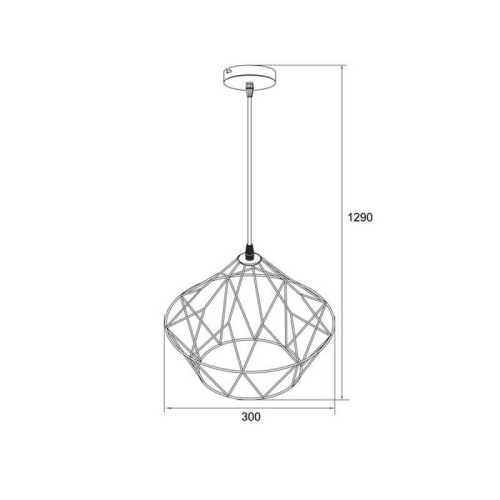 Подвесной светильник Zumaline Atom HP1799-30-BL Подвесной светильник Zumaline Atom HP1799-30-BL