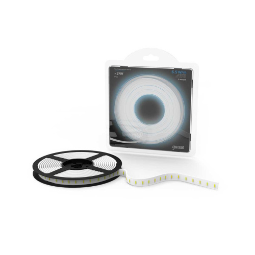 Светодиодная лента Gauss 6,5W/m 120LED/m 2835SMD холодный белый 5M 312000265 Светодиодная лента Gauss 6,5W/m 120LED/m 2835SMD холодный белый 5M 312000265