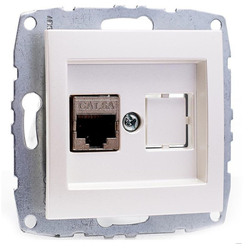 Розетка компьютерная RJ45 Mono Electric Despina/ Larissa 6 кат жемчуг 500-002505-125 Розетка компьютерная RJ45 Mono Electric Despina/ Larissa 6 кат жемчуг 500-002505-125