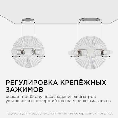 Светодиодная панель безрамочная Apeyron 06-103 Светодиодная панель безрамочная Apeyron 06-103