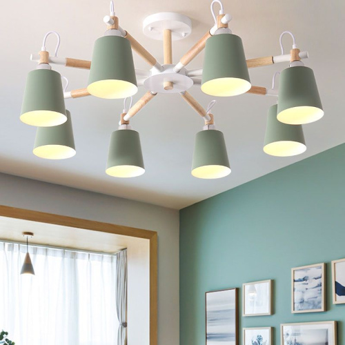 Люстра На Штанге Varda 8 Lamps Grey By Imperiumloft Люстра На Штанге Varda 8 Lamps Grey By Imperiumloft