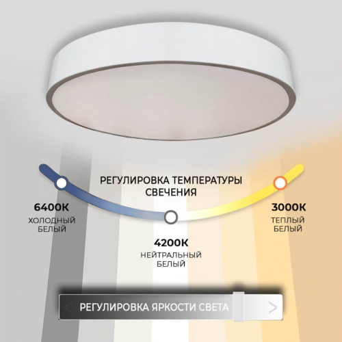 Потолочный светодиодный светильник Seven Fires Эйри 48200.40.72.77WT Потолочный светодиодный светильник Seven Fires Эйри 48200.40.72.77WT