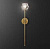 Бра Rh Boule De Cristal Long Sconce Brass By Imperiumloft