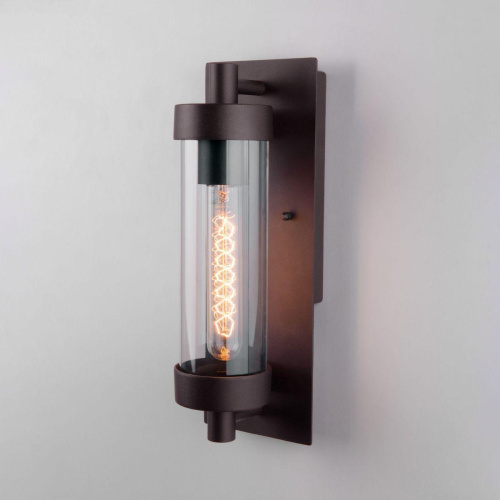 Уличный настенный светильник Elektrostandard Pipe D 35151/D коричневый a058496 Уличный настенный светильник Elektrostandard Pipe D 35151/D коричневый a058496