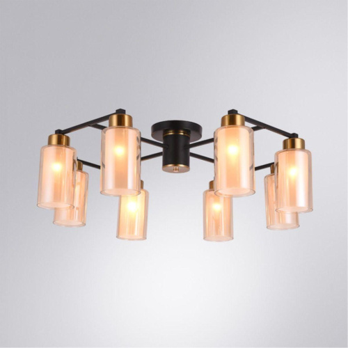 Потолочная люстра Arte Lamp Leo A7027PL-8BK Потолочная люстра Arte Lamp Leo A7027PL-8BK