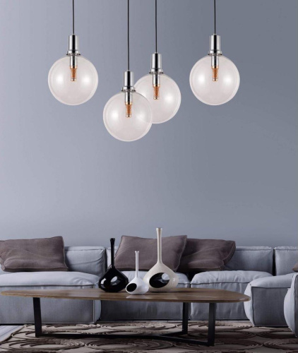 Подвесной светильник Lumina Deco Dorito LDP 1212-250 GY+CHR Подвесной светильник Lumina Deco Dorito LDP 1212-250 GY+CHR
