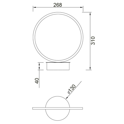Бра Vele Luce Polo VL7103W01 Бра Vele Luce Polo VL7103W01
