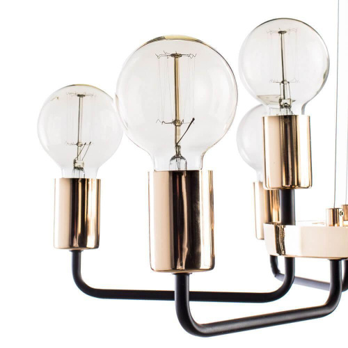 Подвесная люстра Arte Lamp Gelo A6001LM-9BK Подвесная люстра Arte Lamp Gelo A6001LM-9BK