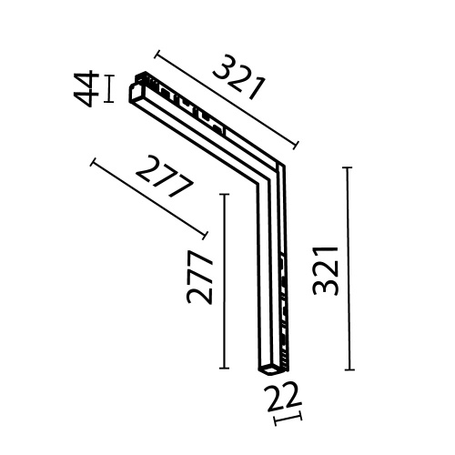 Трековый светильник Technical TR102-24W3K-W Трековый светильник Technical TR102-24W3K-W