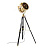 Торшер Lumina Deco Cameron LDF 5535-1 GD+BK